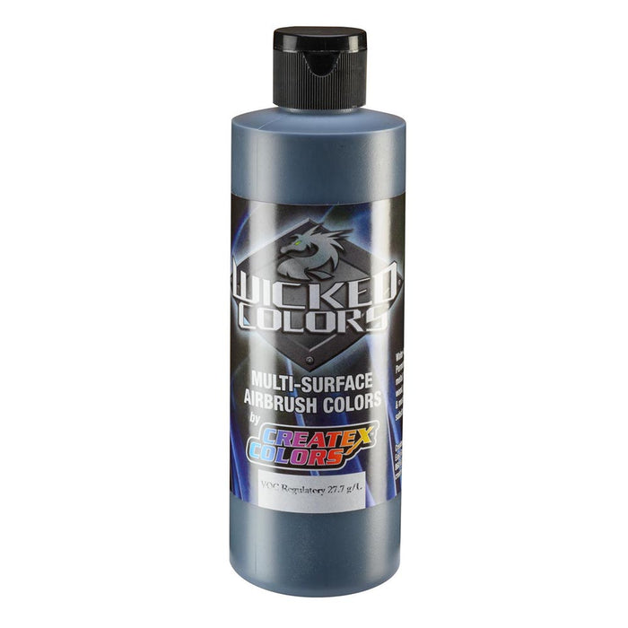 8oz Wicked Airbrush Color - W031 Opaque Jet Black