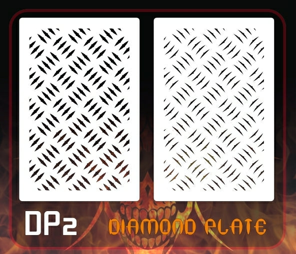 Euro Professional Airbrush Stencil DP2 — Midwest Airbrush Supply Co