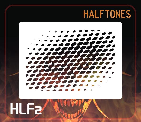 AEROSPACE Airbrush Stencil Halftones HLF2 — Midwest Airbrush Supply Co