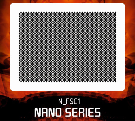 AEROSPACE Airbrush Stencil - N_FSC1 - Nano Fish Scale