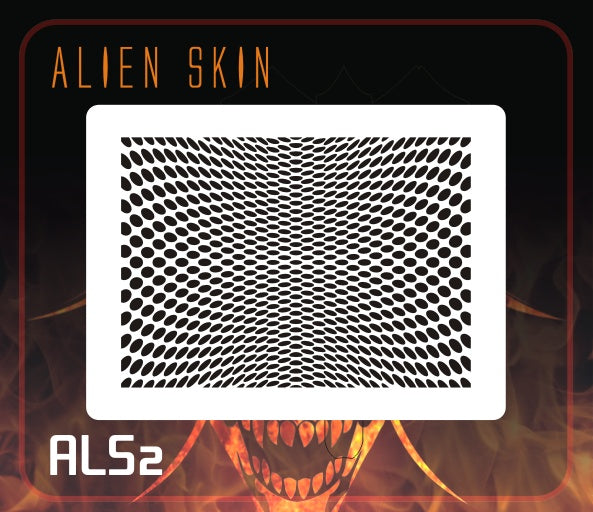 AEROSPACE Airbrush Stencils - Alien Skins ALS2