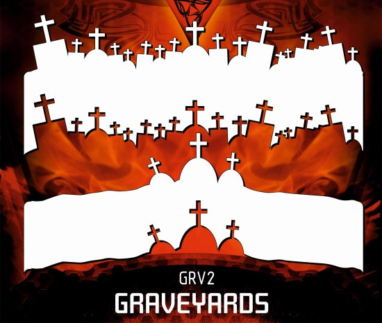 AEROSPACE Airbrush Stencils - GRV2 - Graveyard 2