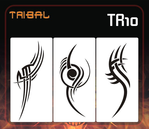 AEROSPACE Airbrush Stencils - Tribal and Tattoo Series - TR10