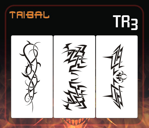 AEROSPACE Airbrush Stencils - Tribal and Tattoo Series - TR3