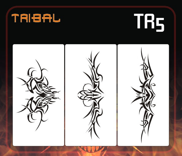 AEROSPACE Airbrush Stencils - Tribal and Tattoo Series - TR5