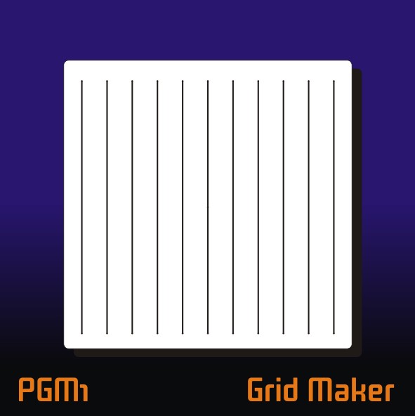 AEROSPACE Layout Airbrush Stencil - PGM1 Grid Maker