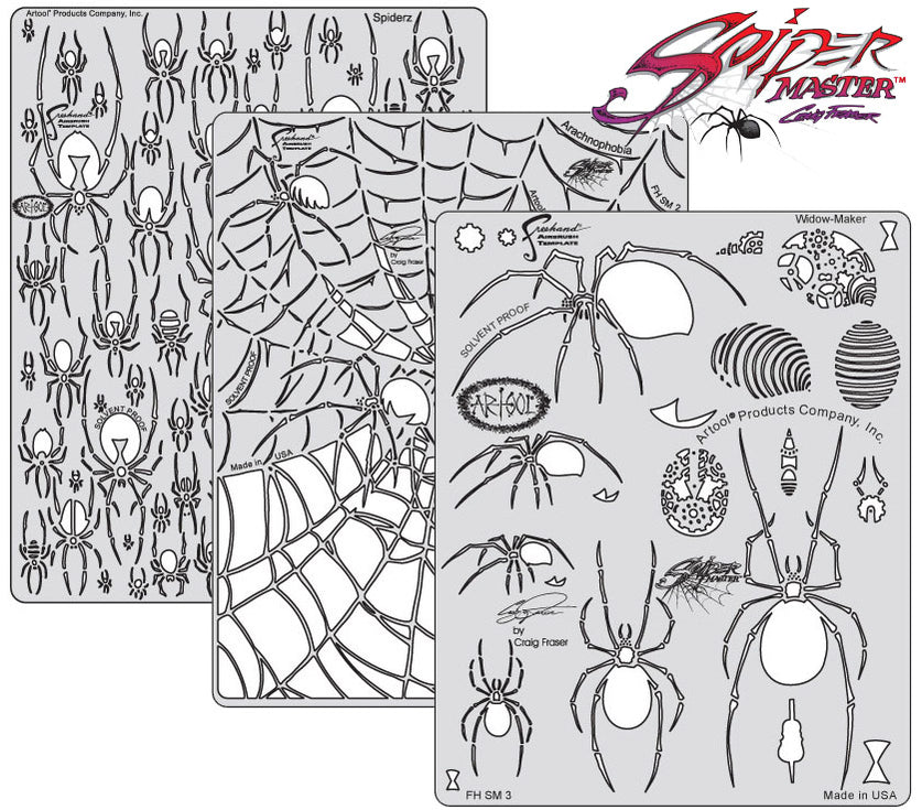 Artool FH SM 4 Artool Spider Master Templates - Mini Series — Midwest ...