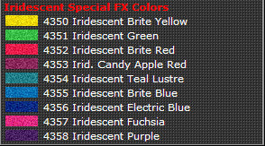 Auto-Air Colors 4oz Iridescent Colors — Midwest Airbrush Supply Co