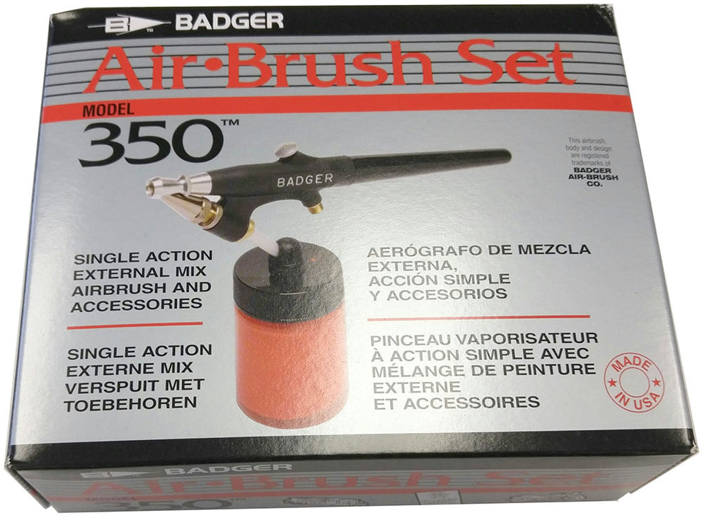 Badger 350 SingleAction Airbrush — Midwest Airbrush Supply Co