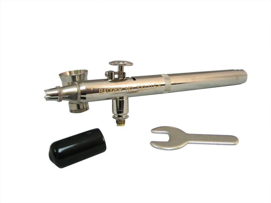 Badger Model 100 2 Side Feed Airbrush Medium Head Midwest Airbrush badger-model-100-2-side-feed-airbrush-medium-head-midwest-airbrush