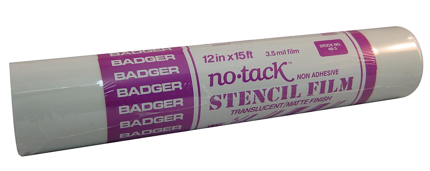 Badger 46-3 NO-TACK STENCIL FILM 12" x 15' Roll