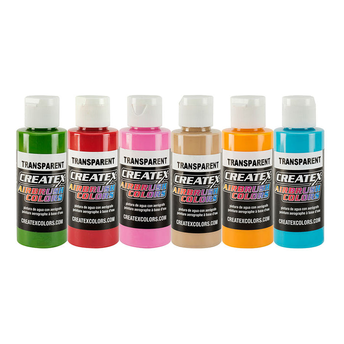 Createx Tropical Airbrush Set of 6 Colors