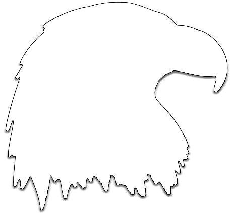 Custom Cuts Aluminum Panel - Eagle Head 10" x 10"