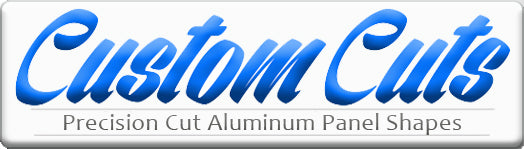 Custom Cuts Aluminum Panel - Skull &amp; Bones 10" x 8"