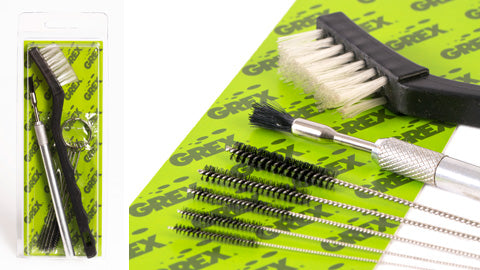 Grex FA02 - Full Cleaning Brush Set — Midwest Airbrush Supply Co