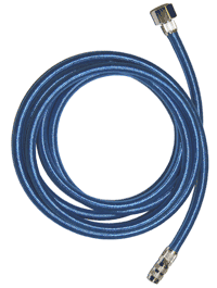 Harder Steenbeck 10' Braided Hose with Adjustable Air Valve and Quick Connect