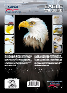 Harder Steenbeck 'Eagle Wildlife' Stencils with Step by Step Instructions