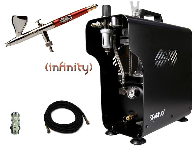Harder Steenbeck Infinity Airbrush with SPARMAX TC-620X Compressor