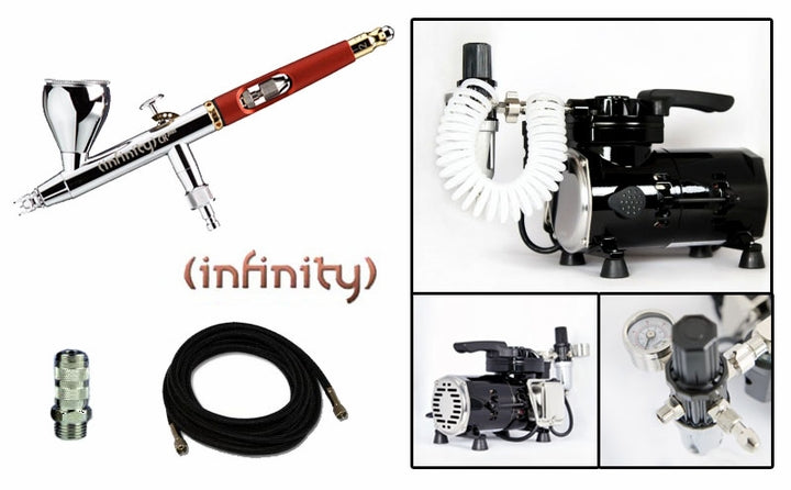 Harder Steenbeck Infinity CRplus Airbrush w/ SPARMAX TC-501 Compressor —  Midwest Airbrush Supply Co