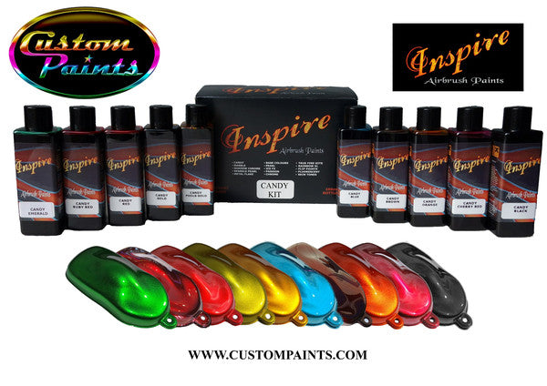 Inspire Airbush Colors - Candy Kit