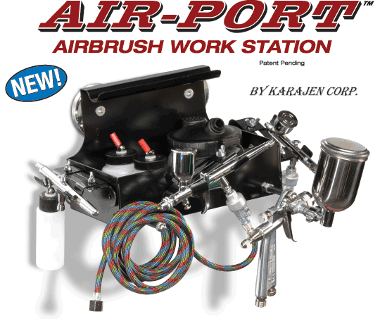 IWATA AIR-PORT AIRBRUSH WORK STATION