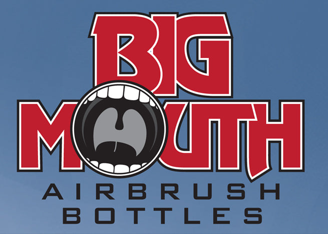 Iwata Big Mouth Bottle - 4 oz (110CC) Cylinder  A4804
