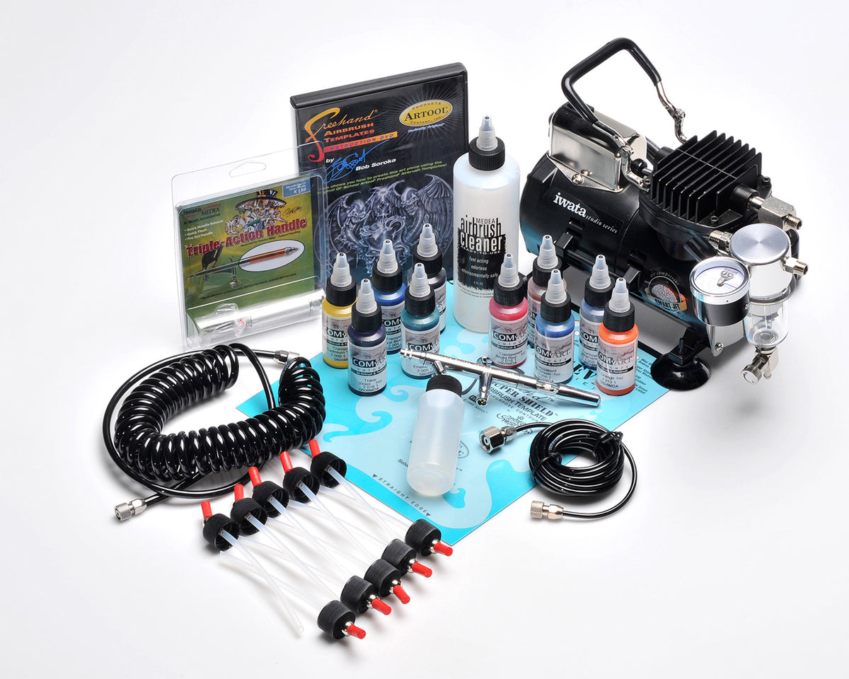 Iwata Eclipse BCS Gift Set Iwata Airbrush Starter Kit Intro Set