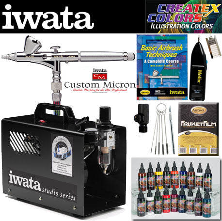 Iwata Micron Illustration Airbrush Starter Kit