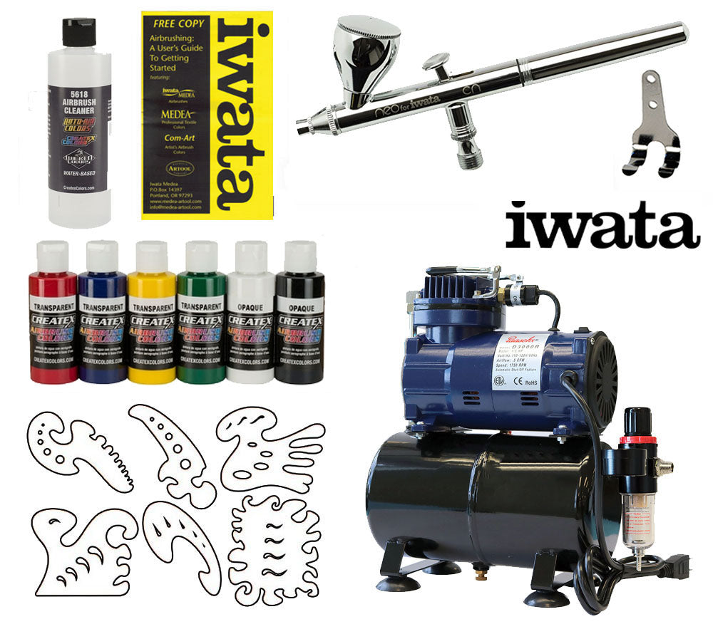 Iwata Neo Airbrush Starter Kit — Midwest Airbrush Supply Co