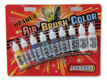 Jacquard Opaque Airbrush Exciter Pack - 1/2oz Bottle 8 Pack