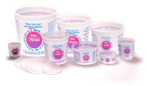 Lids for E-Z MIX  1/4 Pint and 1/2 Pint Mixing Cups