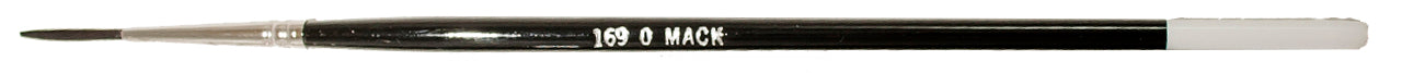 MACK Series 169 Blue Squirrel / Black Synthetic Mix Quill Brush - Size 0
