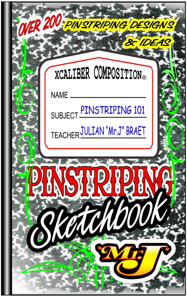 Mr. Js Pinstriping Sketchbook — Midwest Airbrush Supply Co
