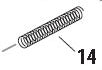 N1352 Needle Spring for Iwata Neo Trigger Airbrushes