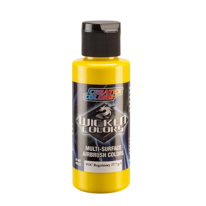 2oz Wicked Airbrush Color - W080 Opaque Hansa Yellow