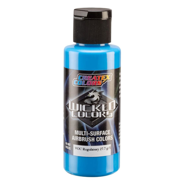 2oz Wicked Airbrush Color - W087 Opaque Daylight Blue