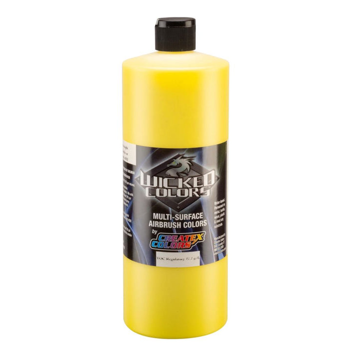 32oz Createx Wicked Color W081 - Opaque Bismuth Vandate Yellow