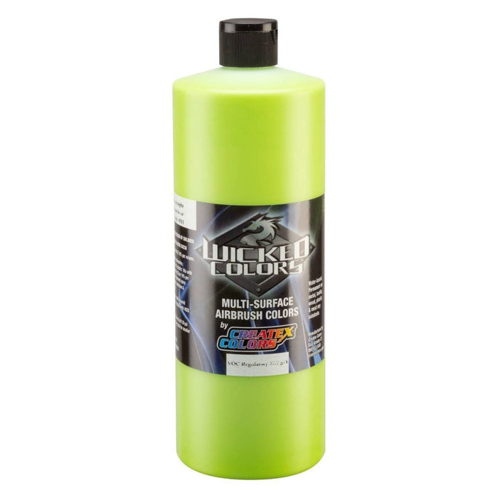 32oz Wicked Airbrush Color - W085 Opaque Limelight Green