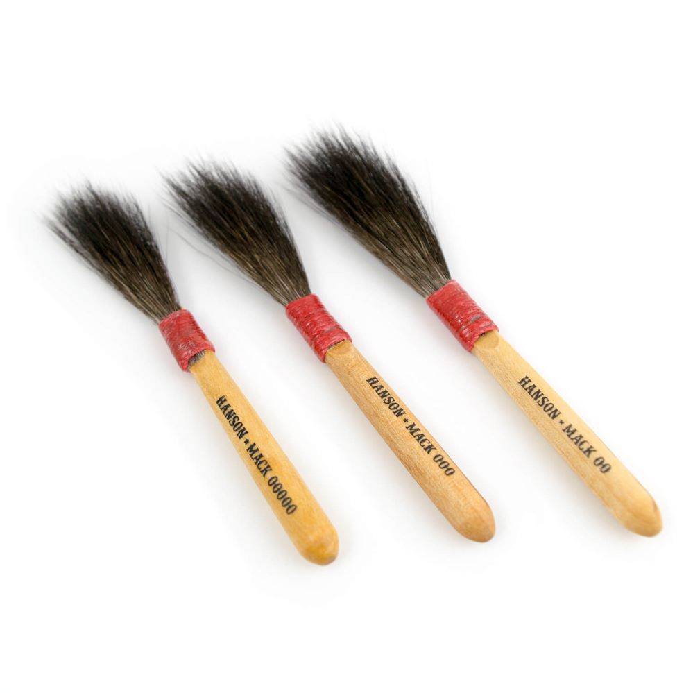 Mack Brush, Pinstriping Brush For Water based & Acrylic, Series 70 Size #0