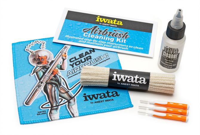 CL150 Iwata Airbrush Cleaning Kit Refill Pack
