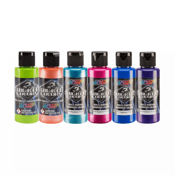 W134-02 Wicked Colors Electric Tropics Set  6 x 2oz