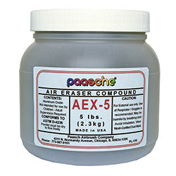 Paasche AEX-5-400 5 lbs. Fast Cutting Compound-Aluminum Oxide for AEC Air Eraser