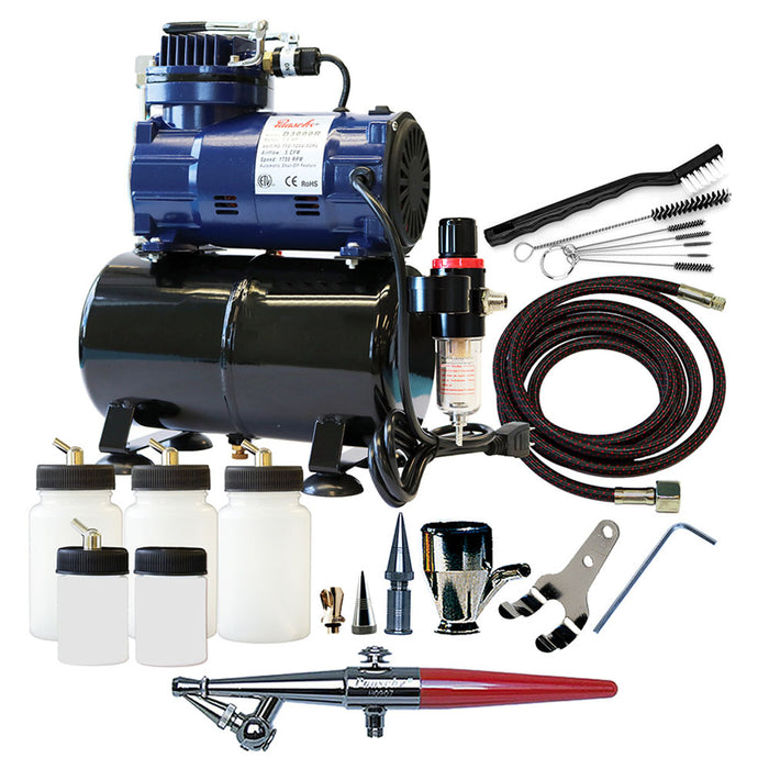 Paasche H Airbrush Set with D3000R Compressor
