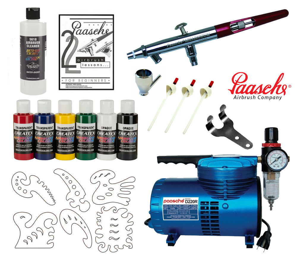 Paasche Millennium Beginners Airbrush Set — Midwest Airbrush Supply Co