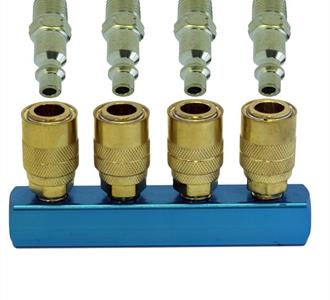 Paasche Quick Connect 4 Outlet Manifold