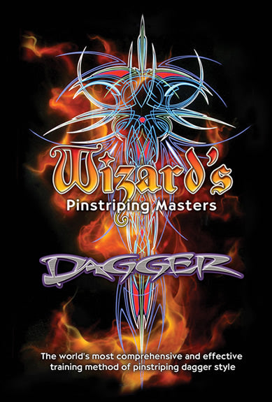 Pinstriping Masters - Dagger Style DVD by Steve "The Wizard" Chaszeyka