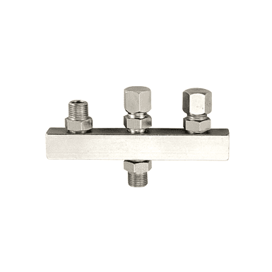 Sparmax Airbrush Manifold 1/8"M INLET - 3 x 1/4"M OUTLET