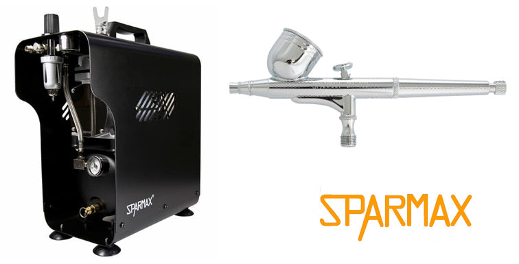 Sparmax DH-103 Airbrush with TC-620X Compressor and Hose
