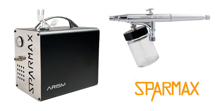 Sparmax DH-125 Airbrush with ARISM Compressor and Hose
