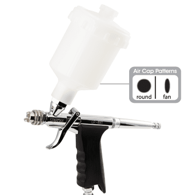 Sparmax GP-850 Pistol Action Gravity-Feed Airbrush